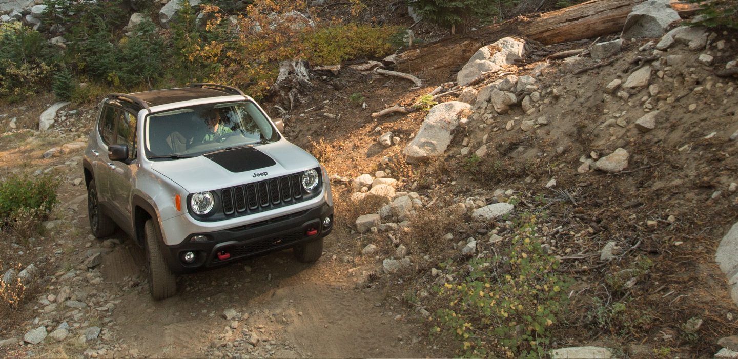 2018 Jeep Renegade GET A GRIP HANDLE THE HILLS