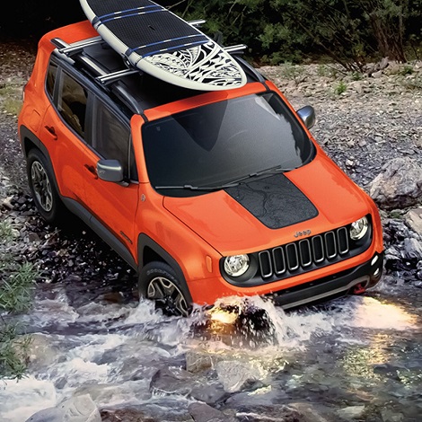 2018 Jeep Renegade AGGRESSIVE APPROACH AND DEPARTURE ANGLES