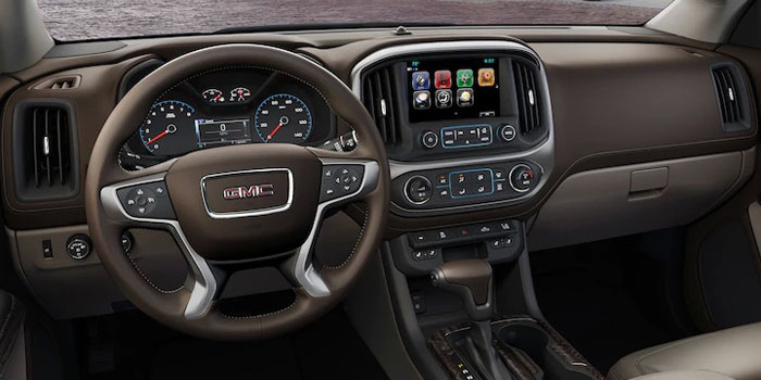 New 2018 GMC Canyon AVAILABLE SOFT-TOUCH INSTRUMENT PANEL