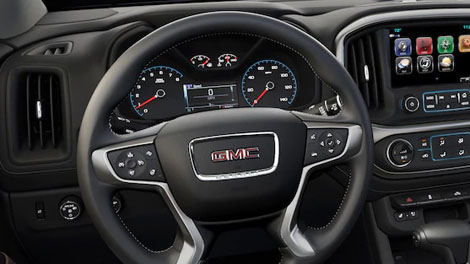 2018 GMC Canyon HEATED, LEATHER-WRAPPED STEERING WHEEL
