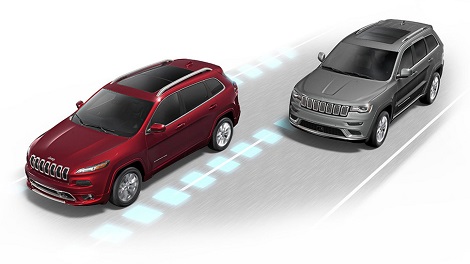 2018 Jeep Cherokee LANESENSE LANE DEPARTURE WARNING WITH LANE KEEP ASSIST