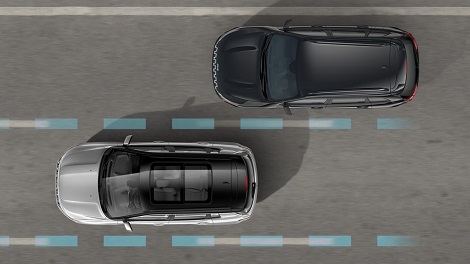 2018 Jeep Compass LaneSense Lane Departure Warning with Lane Keep Assist