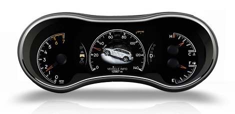 2018 Jeep Grand Cherokee PERSONALIZED INSTRUMENT CLUSTER