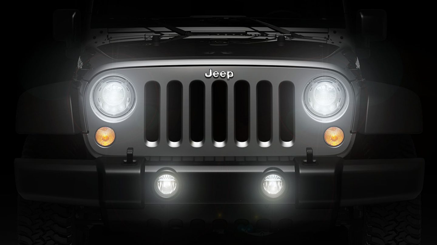2018 Jeep Wrangler JK Available LED Headlamps 