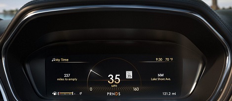 2018 Lincoln Continental CONFIGURABLE DIGITAL DISPLAY