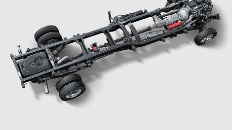 2018 RAM Chassis Cab FLAT REAR FRAME RAILS