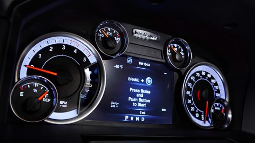 New 2018 RAM Chassis Cab Driver Information Digital Cluster Display
